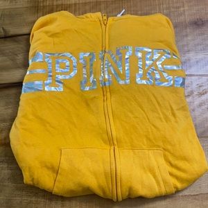 VS Pink Zipper Sweatshirt Women’s Medium